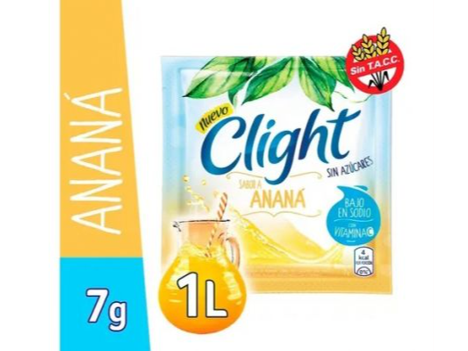 JUGOS CLIGHT ANANA  7.5 GRS