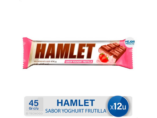 CHOCOLATE HAMLET YOGHURT FRUTILLA  45G