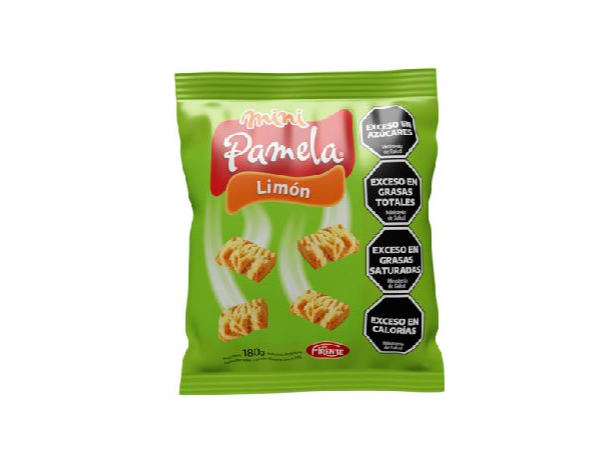 GALLETAS MINI PAMELA LIMON  180GRS