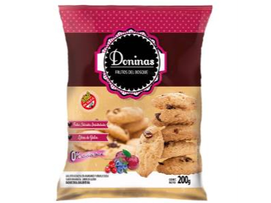 GALLETAS DONINAS FRUTOS DEL BOSQUE 200 GRS