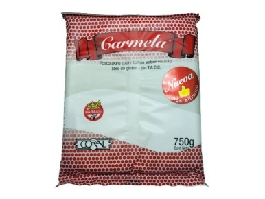 PASTA CARMELA BLANCA 750 GRS