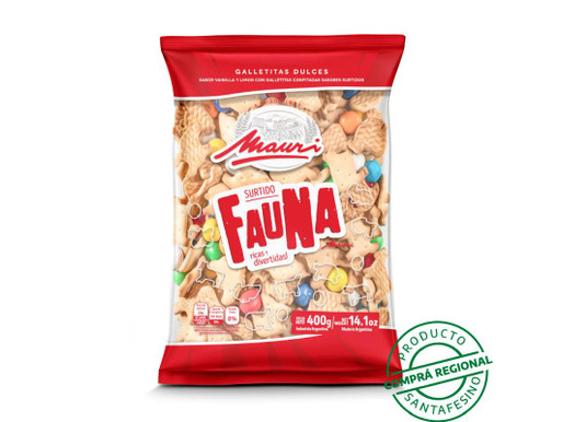 GALLETITAS MAURI FAUNA  400GRS