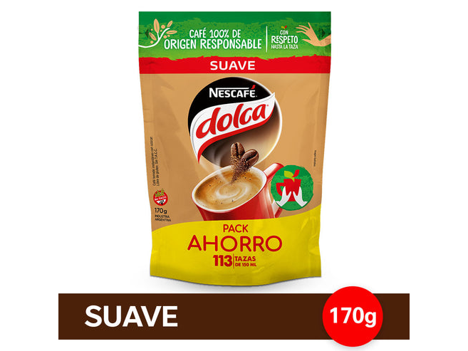 CAFE DOLCA DOYPACK SUAVE  170GRS