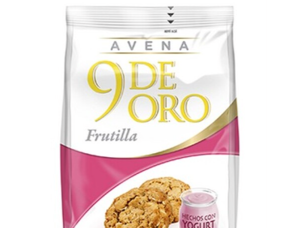 BOCADITOS 9 DE ORO FRUTILLA 120 GRS