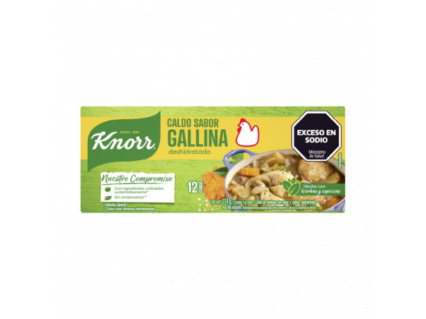 CALDO KNORR GALLINA  12 U.