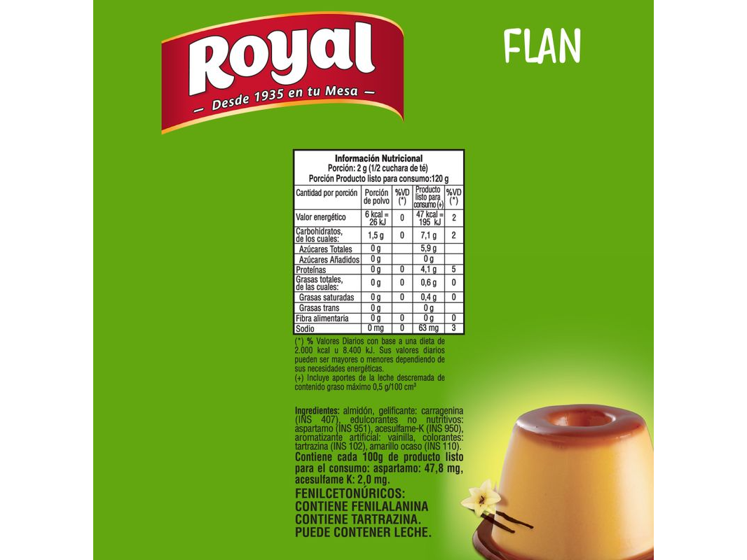 FLAN ROYAL  60 G