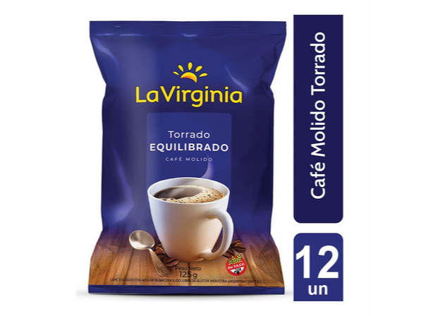 CAFE TORRADO MOLIDO LA VIRGINIA  125 G