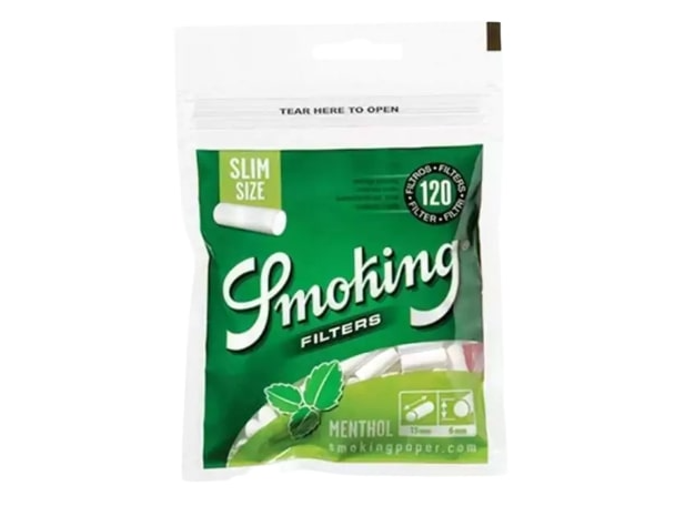 FILTROS SMOKING MENTHOL 120 UN