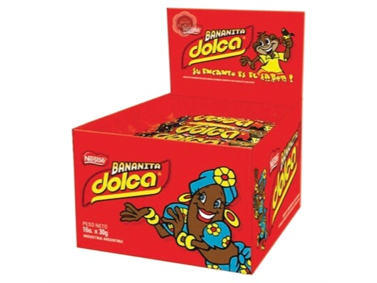 CAJA BANANITA DOLCA 16 x 30 GRS
