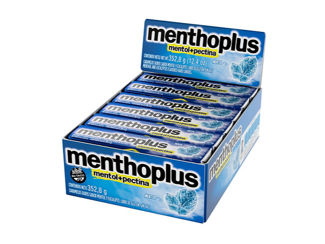 CARAMELO MENTHOPLUS MENTA  12U