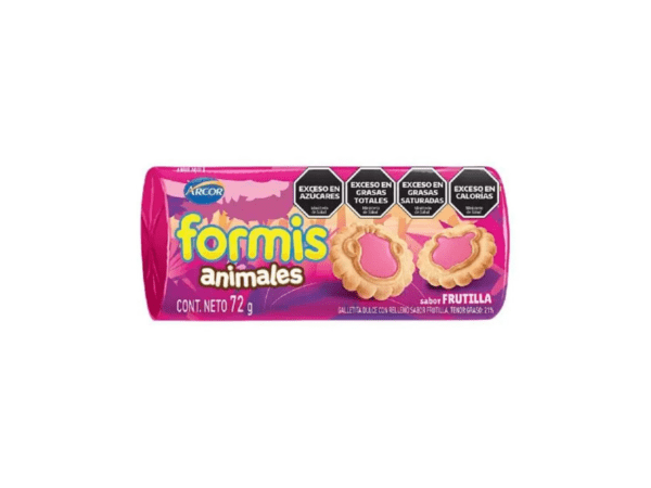 GALLETAS FORMIS FRUTILLA  72 G