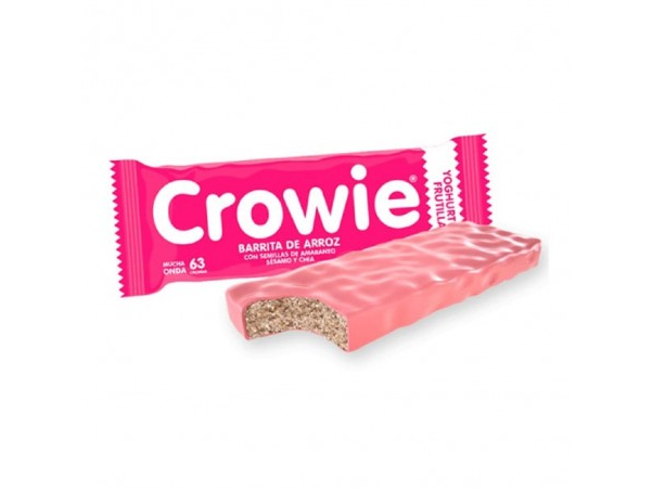 BARRITA DE ARROZ CROWIE FRUTILLA 12 GRS