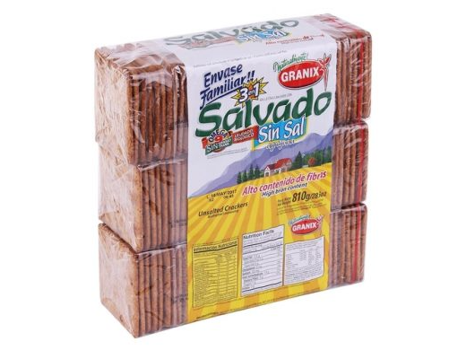 GALLETITAS TRIPACK SALVADO SIN SAL GRANIX  690 GRS