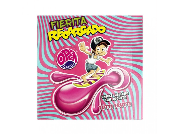 CHICLE FIERITA RECARGADO TUTTI FRUTTI  50 U