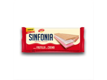 OBLEA SINFONIA FRUTILLA 100 GRS