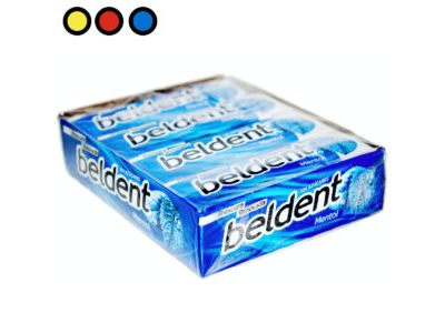 CHICLE BELDENT MENTOL  20 U