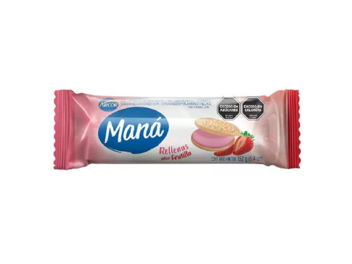 MANA RELLENA FRUTILLA  152 GRS