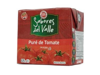 PURE DE TOMATE SAB. DEL VALLE 520 GR