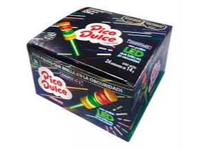 CHUPETIN PICO DULCE LED 24 UN