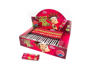 CHUPETIN FIERITA MASTICABLE FRUTILLA  50 U