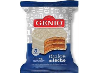 ALFAJOR TRIPLE GENIO BLANCO  60 GRS