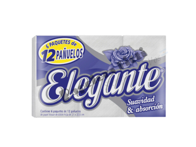 PAÑUELITOS DESCARTABLES ELEGANTE  6 U