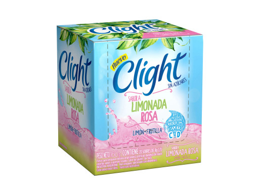 JUGOS CLIGHT LIMONADA ROSA  7.5 GRS