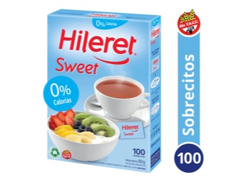 EDULCORANTE HILERET SWEET SOBRES  100UN