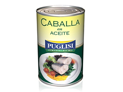 CABALLA EN ACEITE PUGLISI  380 GRS