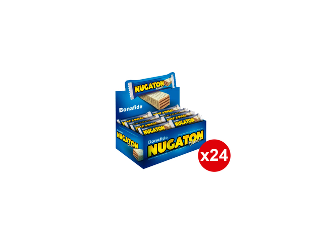 OBLEA NUGATON BLANCO  27 G (24)