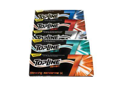 CHICLES TOPLINE SEVEN X 4 U.
