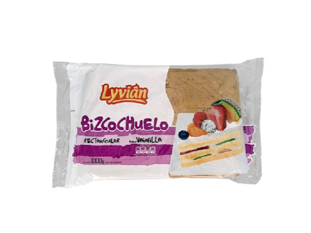 BIZCOCHUELO RECTANGULAR LYVIAN 500 GRS