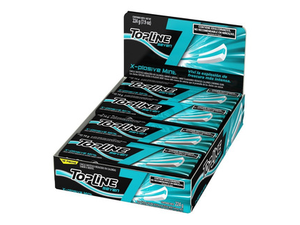 CHICLE TOPLINE 7 MENTA  16U