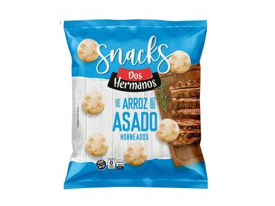 SNACKS DE ARROZ DOS HERMANOS ASADO  80 GRS