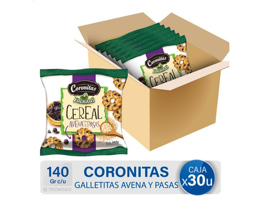 CORONITAS CON AVENA Y PASAS 140 GRS