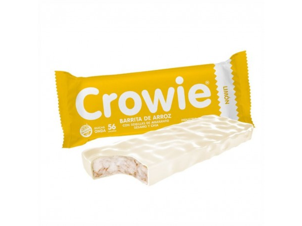 BARRITA DE ARROZ CROWIE LIMON 12 GRS