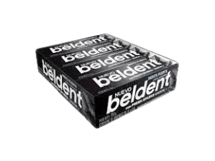 CHICLE BELDENT MENTA FUERTE  20 U