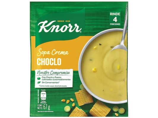SOPA KNORR CREMA CHOCLO  70 G