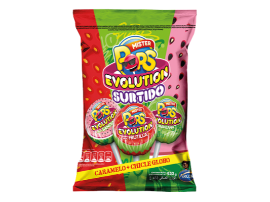 CHUPETIN POP EVOLUTION CEREZA  24UN