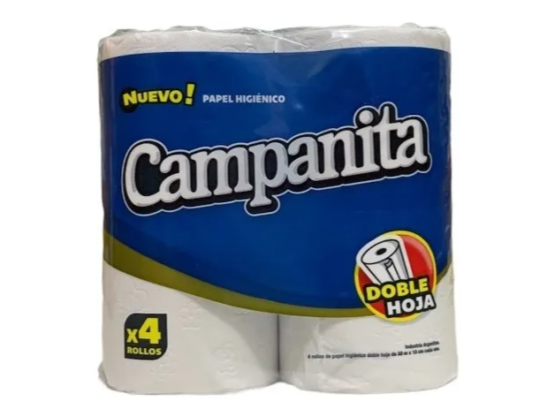 PAPEL HIGIENICO CAMPANITA X 30 MTS