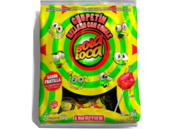 CHUPETIN BOLA LOCA MAX  24 U