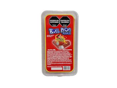 BULL DOG REGALIZ FRUTILLA  360 G (24)