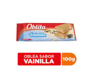 GALLETITAS OBLITA VAINILLA  100 G