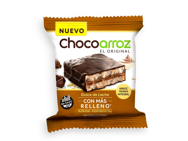 ALFAJOR CHOCOARROZ DULCE DE LECHE