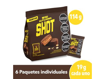 MINI ALFAJOR TRI SHOT  114 GRS