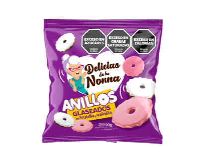 ANILLOS GLASEADOS DLN  300 GRS