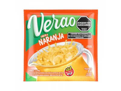 JUGOS VERAO NARANJA 7 GRS