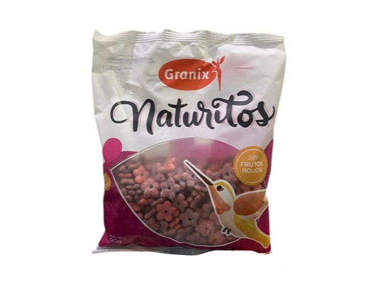 NATURITOS GRANIX FRUTOS ROJOS  90 G
