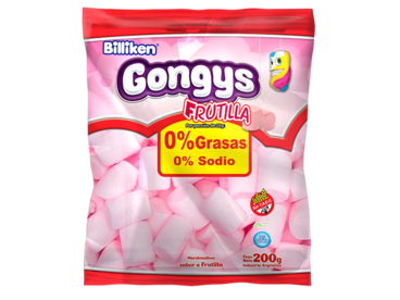 MALVADISCOS GONGYS FRUTILLA  200 G