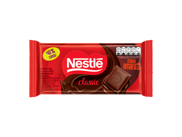 CHOCOLATE NESTLE CLASSIC 80 GRS